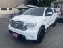 2013 Super White /Grey Toyota Tundra 4WD Truck Limited (5TFHW5F18DX) with an V8, 5.7L; FFV engine, AT transmission, located at 813 E Fairview Ave, Meridian , ID, 83642, (208) 336-8230, 43.618851, -116.384010 - New tires, NAV, Custom Wheels, Leather, Limited Package, Crew Maxx not a double cab, and Sunroof. Save yourself thousands of dollars because of the mileage. Very nice condition well cared for. - Photo#1