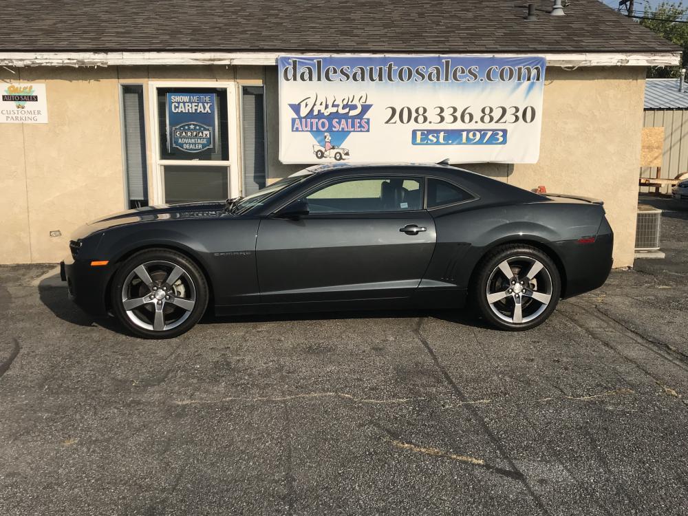 2012 /Grey Chevrolet Camaro Coupe 2LT (2G1FC1E32C9) with an 3.6L V6 DOHC 24V FFV engine, 6-Speed Automatic transmission, located at 813 E Fairview Ave, Meridian , ID, 83642, (208) 336-8230, 43.618851, -116.384010 - If you want a fun car come take a look at this one. RS package loaded runs and drives excellent. - Photo #0