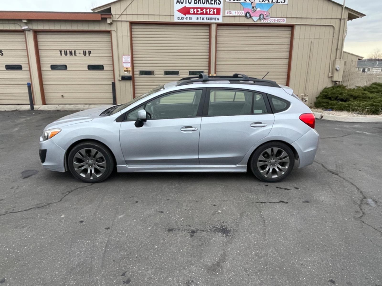 2014 Silver /Black Subaru Impreza 2.0i Sport Limited (JF1GPAU67E8) with an 2.0L H4 DOHC 16V engine, Continuously Variable Transmission transmission, located at 813 E Fairview Ave, Meridian , ID, 83642, (208) 336-8230, 43.618851, -116.384010 - Photo #0