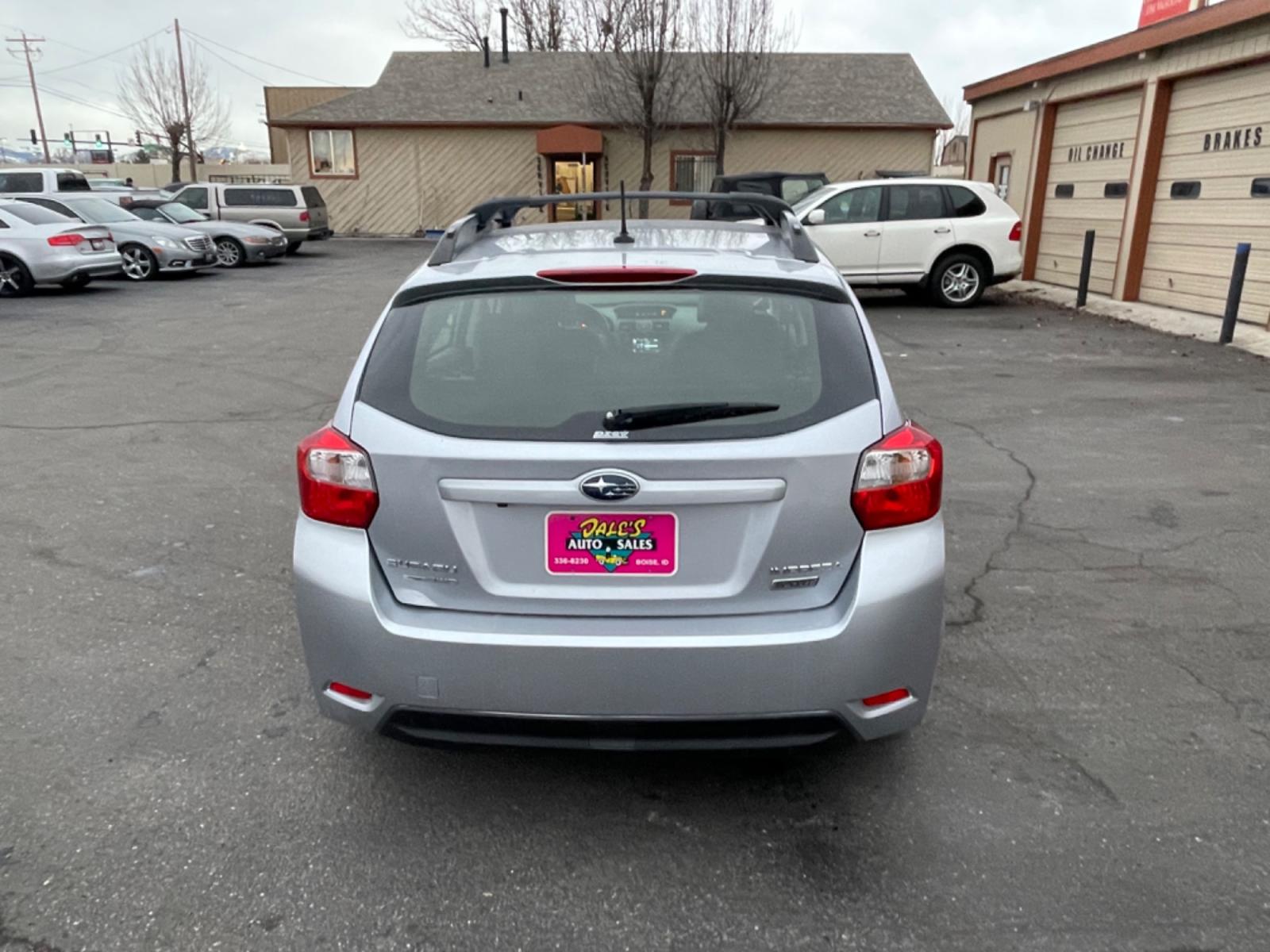 2014 Silver /Black Subaru Impreza 2.0i Sport Limited (JF1GPAU67E8) with an 2.0L H4 DOHC 16V engine, Continuously Variable Transmission transmission, located at 813 E Fairview Ave, Meridian , ID, 83642, (208) 336-8230, 43.618851, -116.384010 - Photo #5