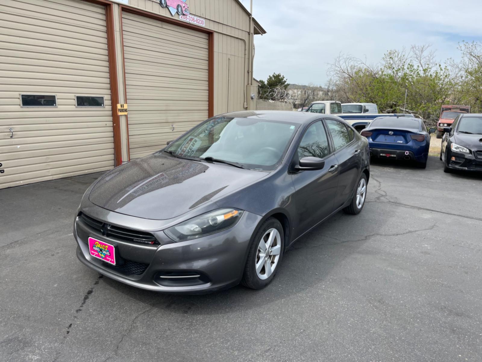 2016 Silver /Black Dodge Dart SXT (1C3CDFBA9GD) with an 2.0L L4 DOHC 16V TURBO engine, AT transmission, located at 813 E Fairview Ave, Meridian , ID, 83642, (208) 336-8230, 43.618851, -116.384010 - Photo #2