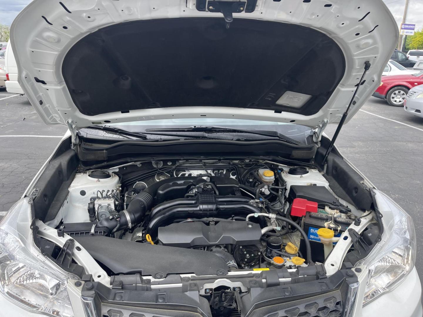 2016 White /Grey Subaru Forester 2.5i Premium (JF2SJADC1GH) with an 2.5L H4 SOHC 16V engine, CVT transmission, located at 813 E Fairview Ave, Meridian , ID, 83642, (208) 336-8230, 43.618851, -116.384010 - Photo#21