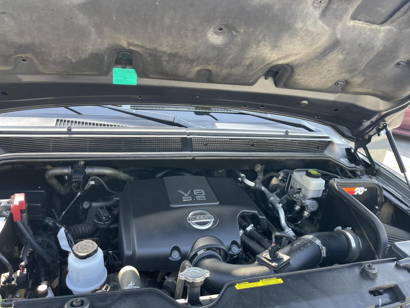 2013 Grey /Black Nissan Titan PRO-4X Crew Cab 4WD SWB (1N6AA0EC9DN) with an 5.6L V8 DOHC 32V engine, 5-Speed Automatic transmission, located at 813 E Fairview Ave, Meridian , ID, 83642, (208) 336-8230, 43.618851, -116.384010 - Photo#20