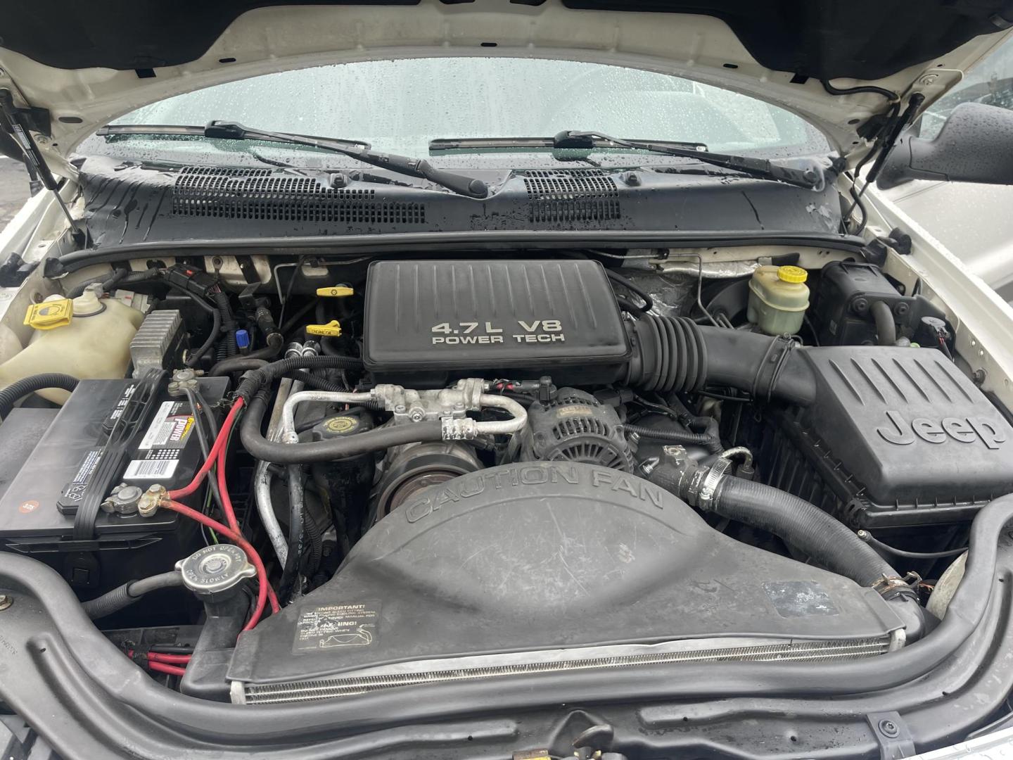 1999 White /Grey Jeep Grand Cherokee Laredo 4WD (1J4GW58N7XC) with an 4.7L V8 SOHC 16V engine, 4-Speed Automatic Overdrive transmission, located at 813 E Fairview Ave, Meridian , ID, 83642, (208) 336-8230, 43.618851, -116.384010 - Brand new engine 1100 miles ago, has a 3 year 36,000 mile transferable warranty. - Photo#13