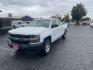 2017 White / Grey Chevrolet Silverado 1500 Work Truck Double Cab 4WD (1GCVKNEH5HZ) with an 4.3L V6 OHV 12V engine, 6A transmission, located at 813 E Fairview Ave, Meridian , ID, 83642, (208) 336-8230, 43.618851, -116.384010 - 2017 Chevrolet Double Cab 4x4 work truck with super low miles. Only 53k miles, excellent condition, this pickup has power windows and locks, A/C, Tilt, cruise, excellent tires. If you need a very nice truck for cheap come take a test drive and see for yourself. - Photo#1