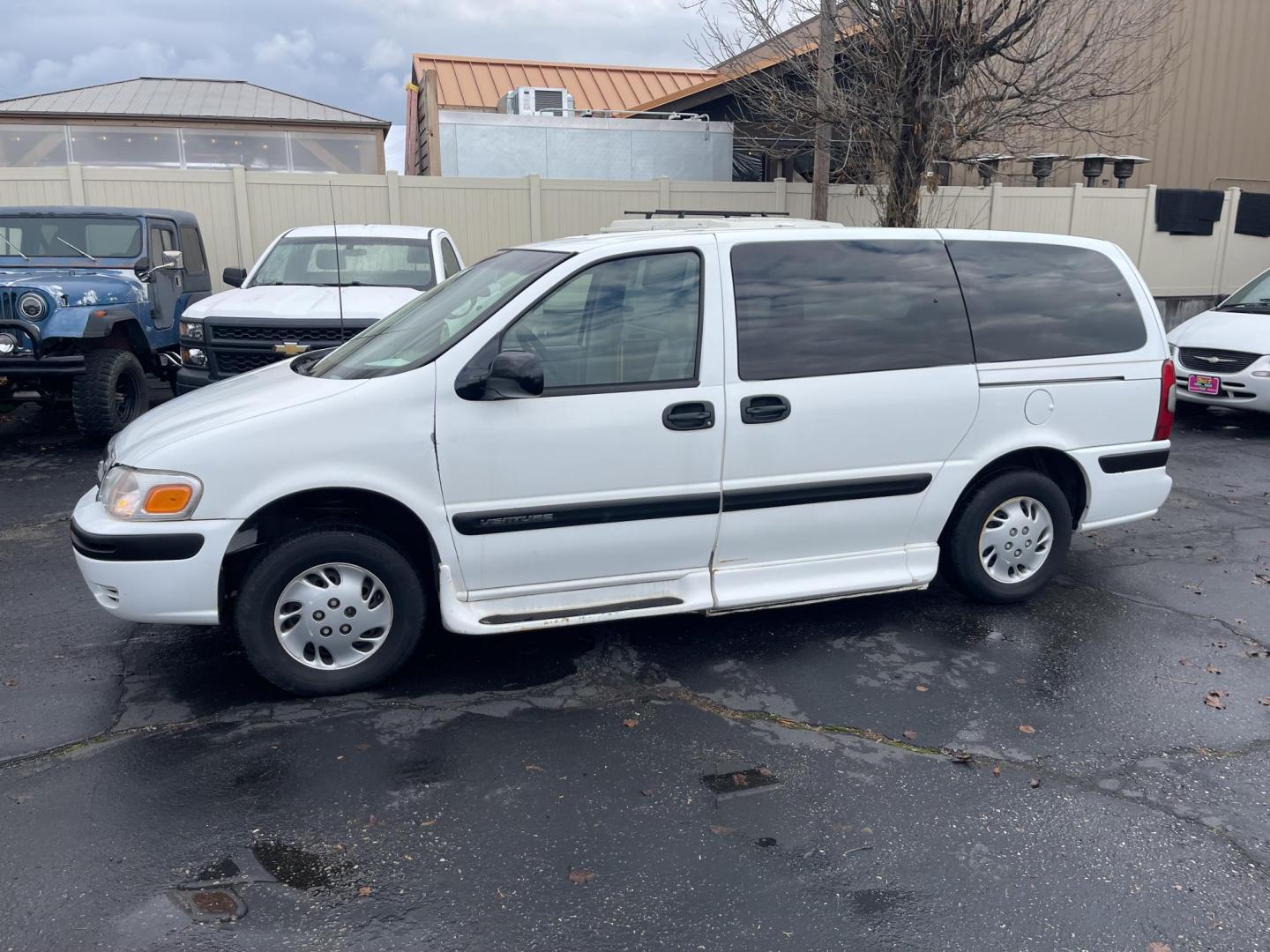 2002 White /Grey Chevrolet Venture Extended Wheelbase LS Wheel Chair Van (1GNDX03E82D) with an 3.4L V6 OHV 12V engine, 4-Speed Automatic Overdrive transmission, located at 813 E Fairview Ave, Meridian , ID, 83642, (208) 336-8230, 43.618851, -116.384010 - This van is a handicap wheelchair van. It has an Eldorado conversion. The van runs and drives good is clean and ready to go. If you are in need of an inexpensive wheelchair van this is a great option. - Photo#0