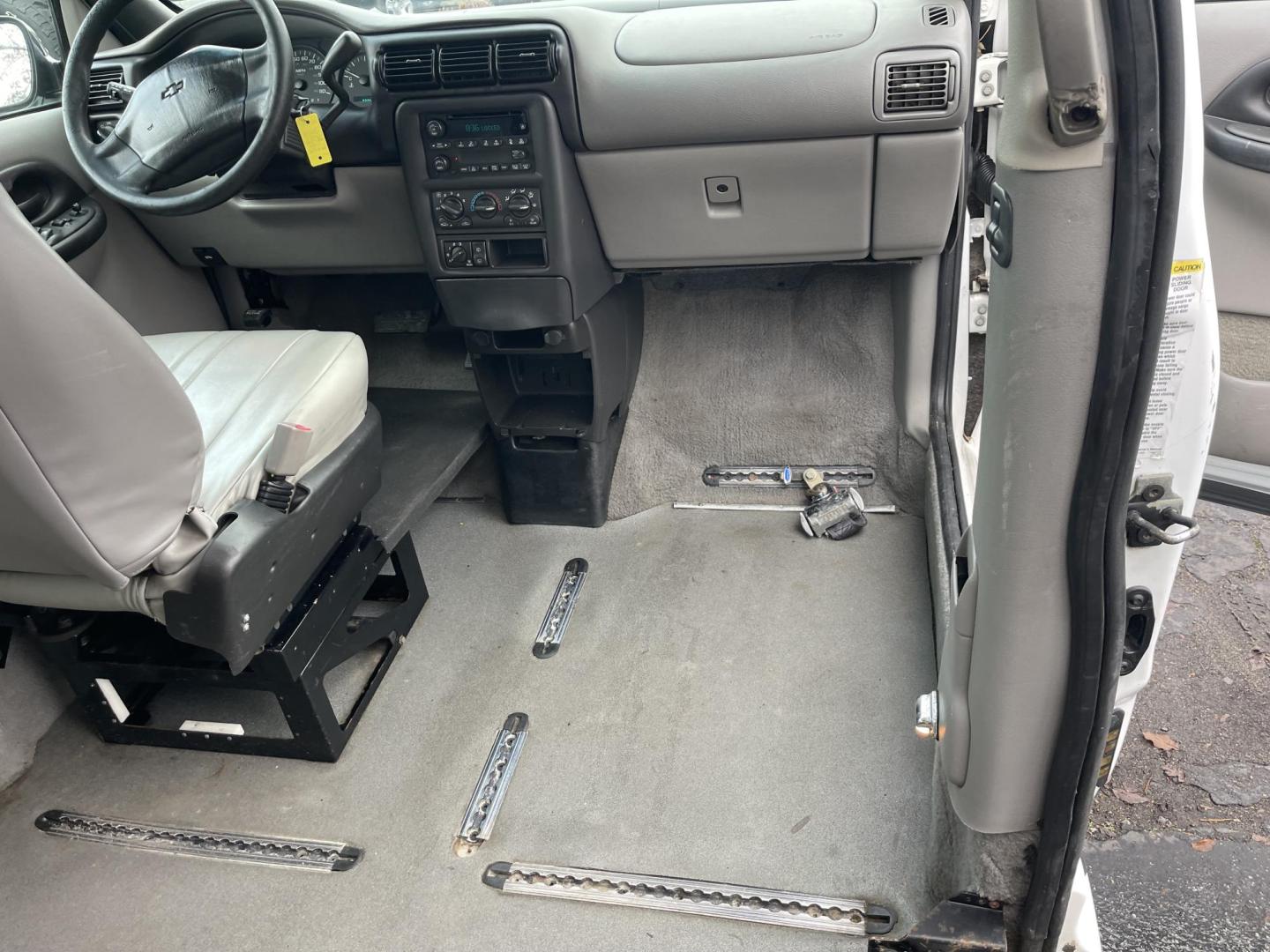 2002 White /Grey Chevrolet Venture Extended Wheelbase LS Wheel Chair Van (1GNDX03E82D) with an 3.4L V6 OHV 12V engine, 4-Speed Automatic Overdrive transmission, located at 813 E Fairview Ave, Meridian , ID, 83642, (208) 336-8230, 43.618851, -116.384010 - This van is a handicap wheelchair van. It has an Eldorado conversion. The van runs and drives good is clean and ready to go. If you are in need of an inexpensive wheelchair van this is a great option. - Photo#5