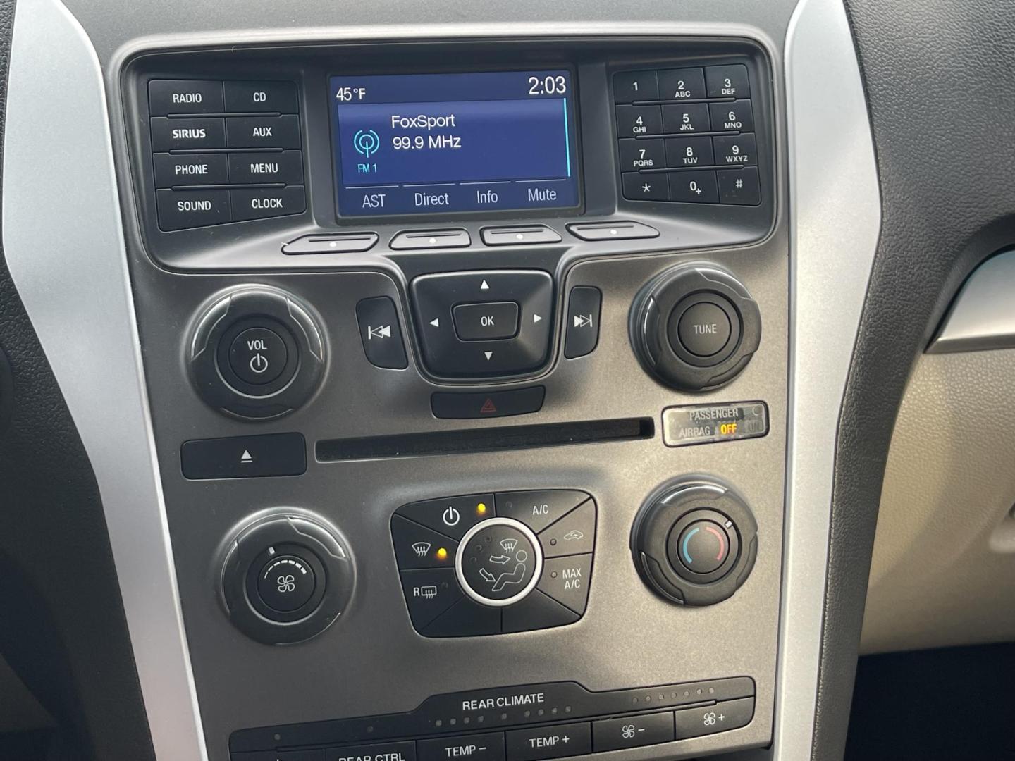 2015 White /Grey Ford Explorer Base 4WD (1FM5K8B87FG) with an 3.5L V6 DOHC 24V engine, 6-Speed Automatic transmission, located at 813 E Fairview Ave, Meridian , ID, 83642, (208) 336-8230, 43.618851, -116.384010 - What a spectacular option for a cheap newer modern SUV. This vehcile has excellent tires is clean and ready for whatever Idaho has to send your way. A fabulous vehicle for this area. You will love it. - Photo#13