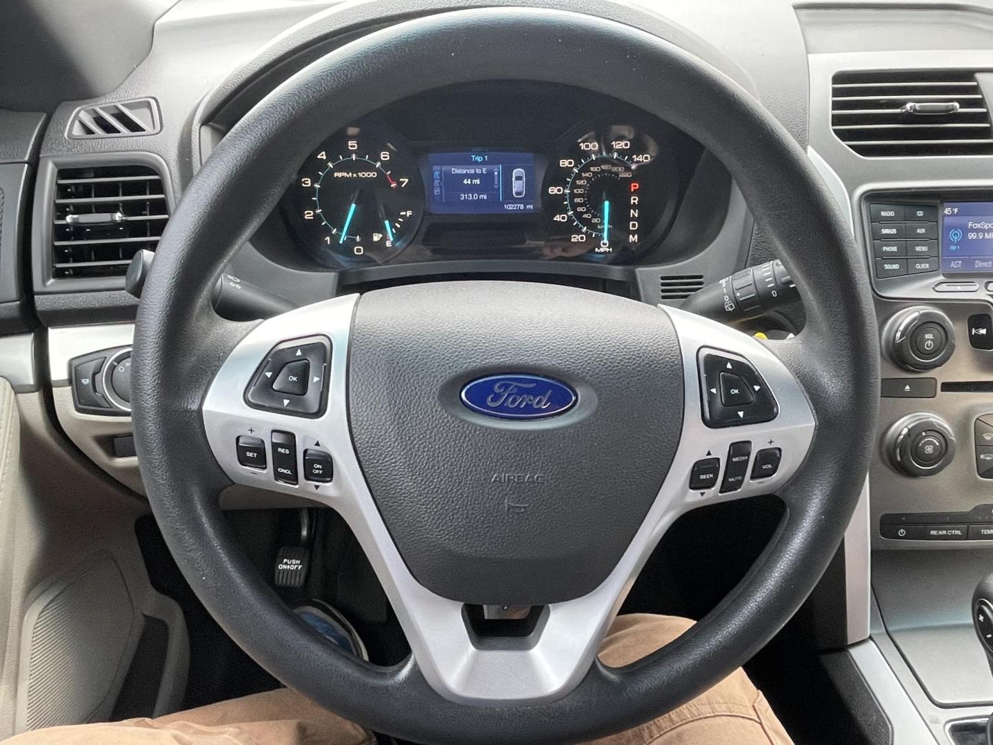 2015 White /Grey Ford Explorer Base 4WD (1FM5K8B87FG) with an 3.5L V6 DOHC 24V engine, 6-Speed Automatic transmission, located at 813 E Fairview Ave, Meridian , ID, 83642, (208) 336-8230, 43.618851, -116.384010 - What a spectacular option for a cheap newer modern SUV. This vehcile has excellent tires is clean and ready for whatever Idaho has to send your way. A fabulous vehicle for this area. You will love it. - Photo#16