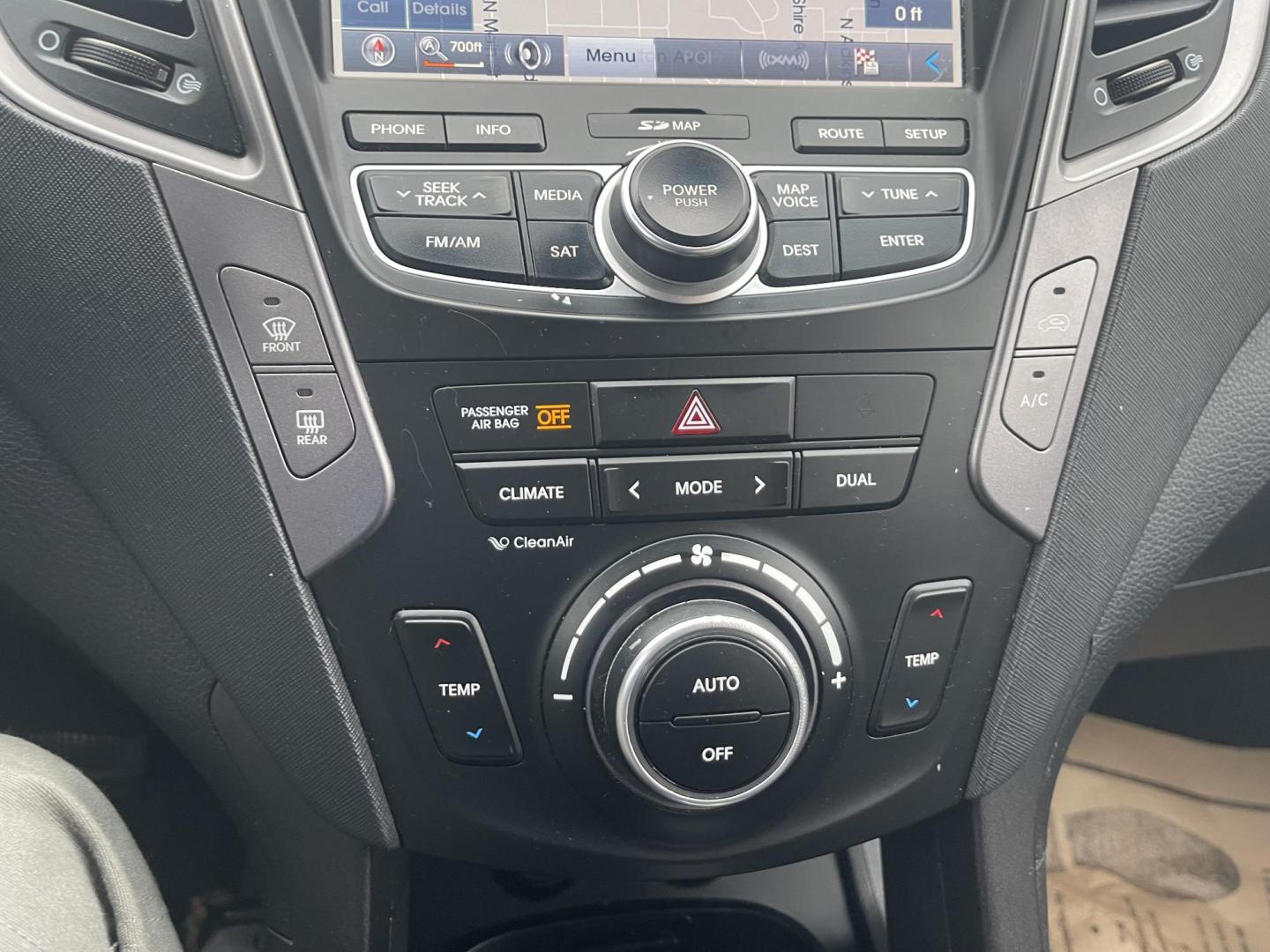 2013 Silver /Black Hyundai Santa Fe Sport 2.0 AWD (5XYZWDLA6DG) with an 2.0L L4 DOHC 16V engine, 6-Speed Automatic transmission, located at 813 E Fairview Ave, Meridian , ID, 83642, (208) 336-8230, 43.618851, -116.384010 - 2013 Hyundai Sante Fe Sport AWD. If you need a really good AWD vehicle for super cheap this is an excellent option. Take a look. This SUV has leather, Sunroof, NAV, and heated seats. A fantastic value. Come take a test drive. - Photo#12