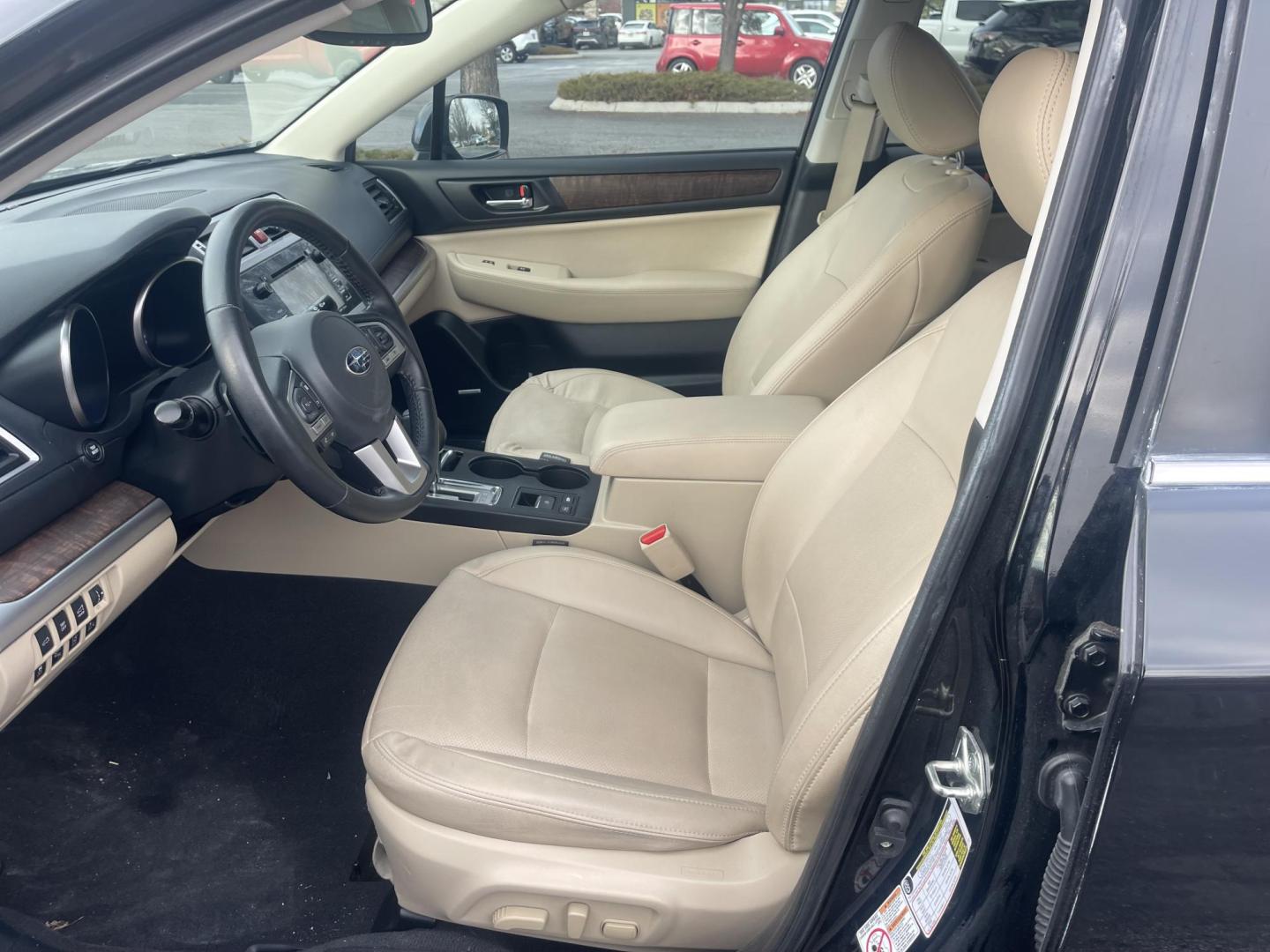 2016 Black /Tan Subaru Outback 2.5i Limited (4S4BSBNC0G3) with an 2.5L H4 DOHC 16V engine, CVT transmission, located at 813 E Fairview Ave, Meridian , ID, 83642, (208) 336-8230, 43.618851, -116.384010 - What a nice car, and opportunity, a super low mileage, highly optioned Outback. This Outback Limited has lane departure, eyesight, adaptive cruise, sunroof, cold weather package, NAV, blind spot detection, and Leather. Come check out a very nice car. If you wnat a low mileage good vehicle this is - Photo#6