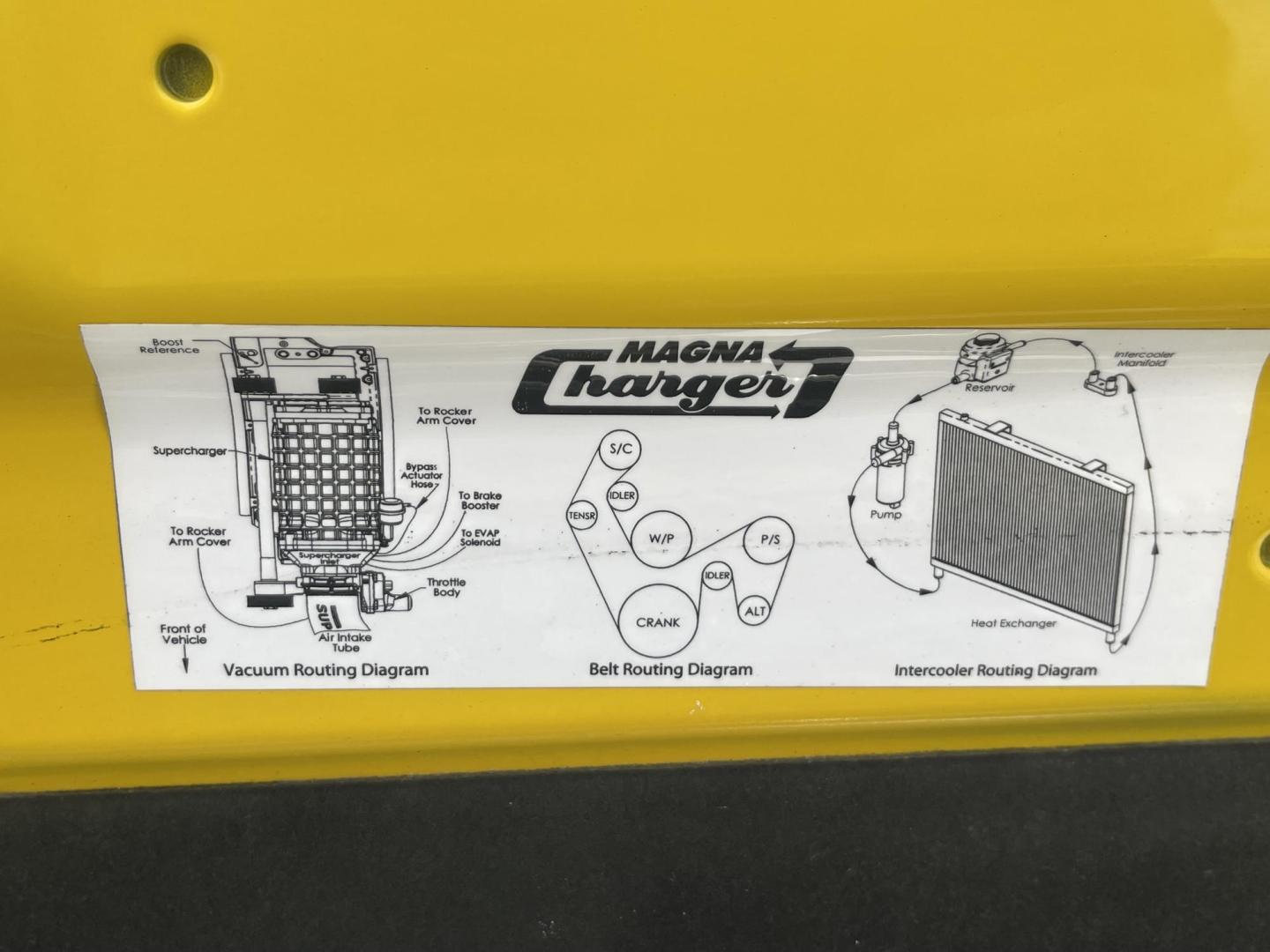 2012 Yellow /Black Chevrolet Camaro Convertible 2SS (2G1FK3DJ2C9) with an 6.2L V8 OHV 16V engine, 6-Speed Automatic transmission, located at 813 E Fairview Ave, Meridian , ID, 83642, (208) 336-8230, 43.618851, -116.384010 - A one owner Boise car. 2012 Camaro Convertible SS. Yellow with black SS stripe and black leather with all the factory options. Heads up display, Boston Premium Audio, Leather, SS consul gages, Magnuson Supercharger, long tube headers, it has catalytic converters and Brand new Michellin tires. A su - Photo#12
