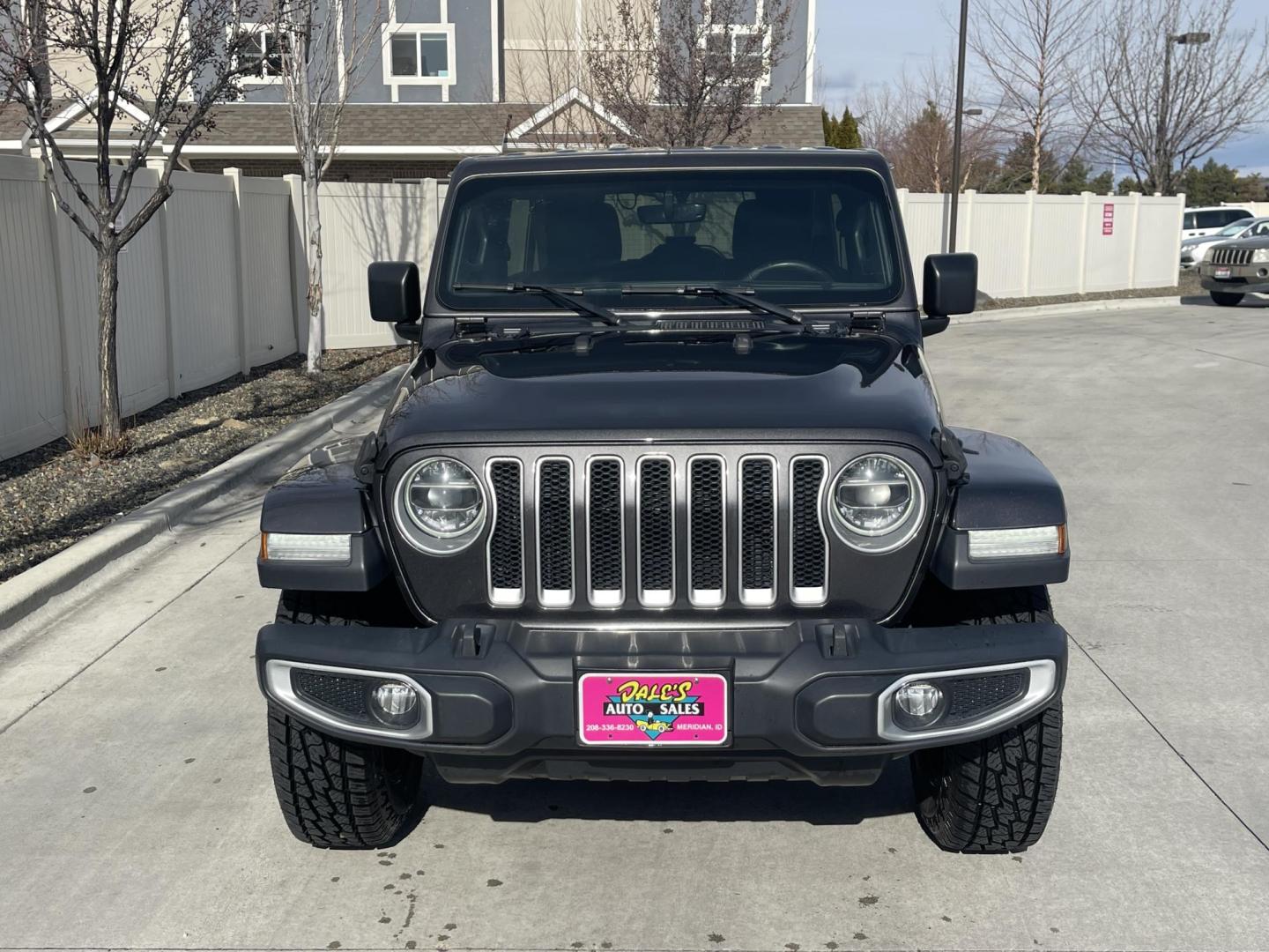 2019 Silver /Black Jeep Wrangler Unlimited Sahara (1C4HJXEN0KW) with an 2.0L L4 DOHC 16V TURBO engine, 6A transmission, located at 813 E Fairview Ave, Meridian , ID, 83642, (208) 336-8230, 43.618851, -116.384010 - 2019 Jeep Wrangler Sahara loaded with leather matching hard top, heated seats, heated steering wheel, NAV, Big 8.4 inch screen, Brand new tires. If you want a Jeep this is an excellent choice come by and take a test drive. - Photo#2