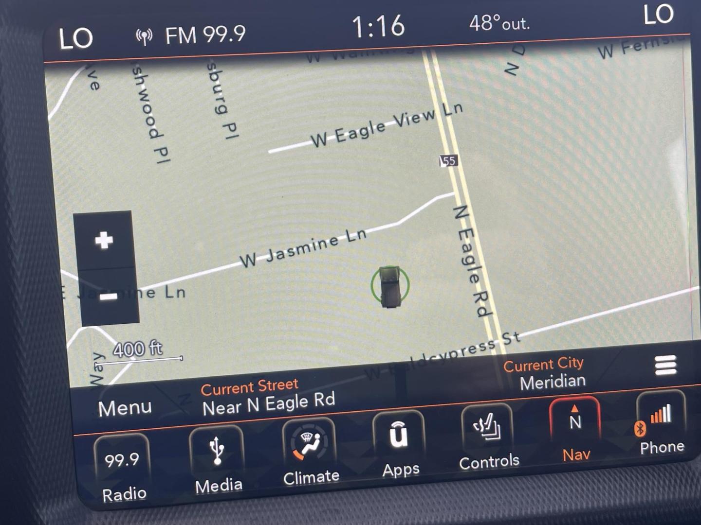 2019 Silver /Black Jeep Wrangler Unlimited Sahara (1C4HJXEN0KW) with an 2.0L L4 DOHC 16V TURBO engine, 6A transmission, located at 813 E Fairview Ave, Meridian , ID, 83642, (208) 336-8230, 43.618851, -116.384010 - 2019 Jeep Wrangler Sahara loaded with leather matching hard top, heated seats, heated steering wheel, NAV, Big 8.4 inch screen, Brand new tires. If you want a Jeep this is an excellent choice come by and take a test drive. - Photo#9