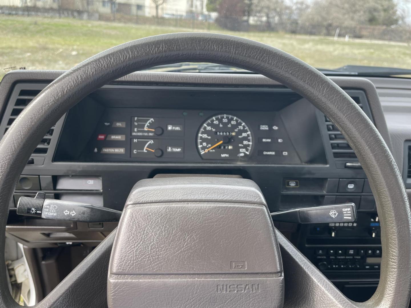 1989 White /Brown Nissan Sentra XE (JN1GB22S0KU) with an 1.6L L4 SOHC 12V engine, 5-Speed Manual Overdrive transmission, located at 813 E Fairview Ave, Meridian , ID, 83642, (208) 336-8230, 43.618851, -116.384010 - A one owner, super clean, always stored indoors, no cracks in the dash even, towels were on the seats when I got it, very very very nice unique older but spectacular vehicle. It has a 5spd with A/C that works perfectly, brand new Michellin tires. If you need a great little car for cheap this is yo - Photo#13
