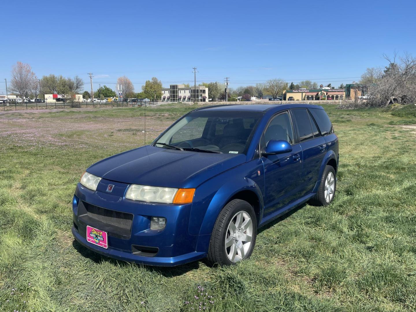 2005 Blue / Grey Saturn Vue FWD V6 (5GZCZ53475S) with an 3.5L V6 SOHC 24V engine, 5-Speed Automatic Overdrive transmission, located at 813 E Fairview Ave, Meridian , ID, 83642, (208) 336-8230, 43.618851, -116.384010 - 2005 Saturn Vue, runs and drives excellent. It has leather and the A/C works great, and has excelelnt tires. If you need a good get around car come take a look at this one. Super cheap little car. Fantastic car for the money. - Photo#1