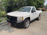 2012 White /Black Chevrolet Silverado 1500 Work Truck 4WD (1GCNKPEA8CZ) with an 4.8L V6 OHV 16V engine, 4-Speed Automatic transmission, located at 813 E Fairview Ave, Meridian , ID, 83642, (208) 336-8230, 43.618851, -116.384010 - 2012 Chevrolet Regular Cab 4x4 with a V8.- Photo#1