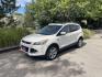 2014 White /Black Ford Escape Titanium 4WD (1FMCU9J95EU) with an 2.0L L4 DOHC 16V engine, 6-Speed Automatic transmission, located at 813 E Fairview Ave, Meridian , ID, 83642, (208) 336-8230, 43.618851, -116.384010 - 2014 Ford Escape Titanium AWD, one owner, very nice and clean, loaded with the big sunroof.- Photo#1