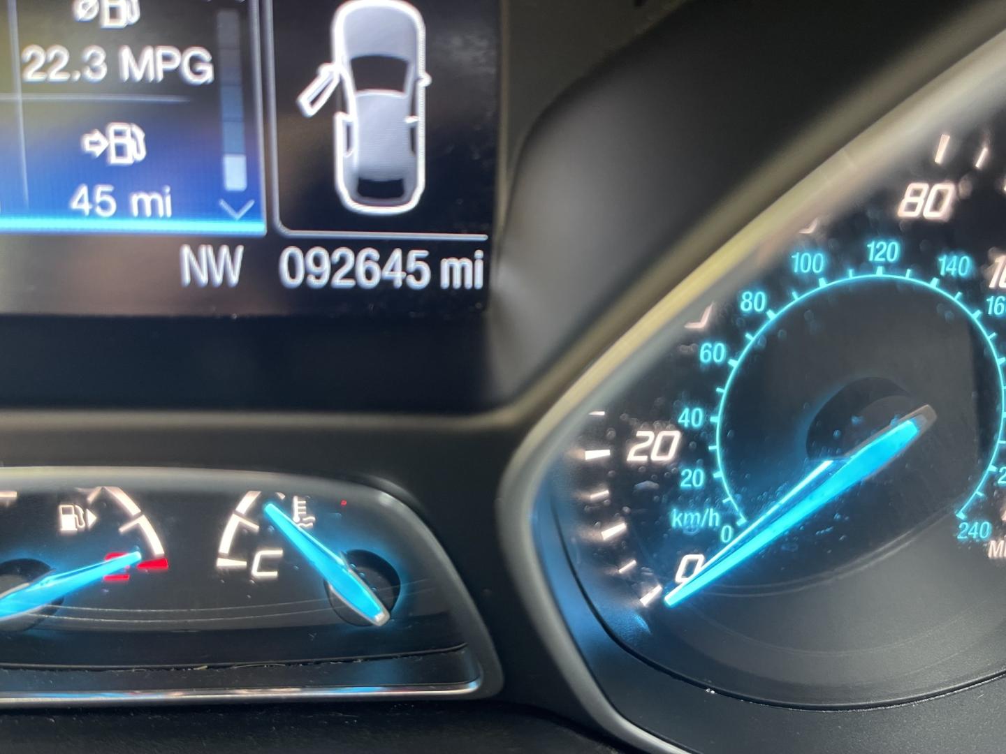 2014 White /Black Ford Escape Titanium 4WD (1FMCU9J95EU) with an 2.0L L4 DOHC 16V engine, 6-Speed Automatic transmission, located at 813 E Fairview Ave, Meridian , ID, 83642, (208) 336-8230, 43.618851, -116.384010 - 2014 Ford Escape Titanium AWD, one owner, very nice and clean, loaded with the big sunroof.- Photo#8