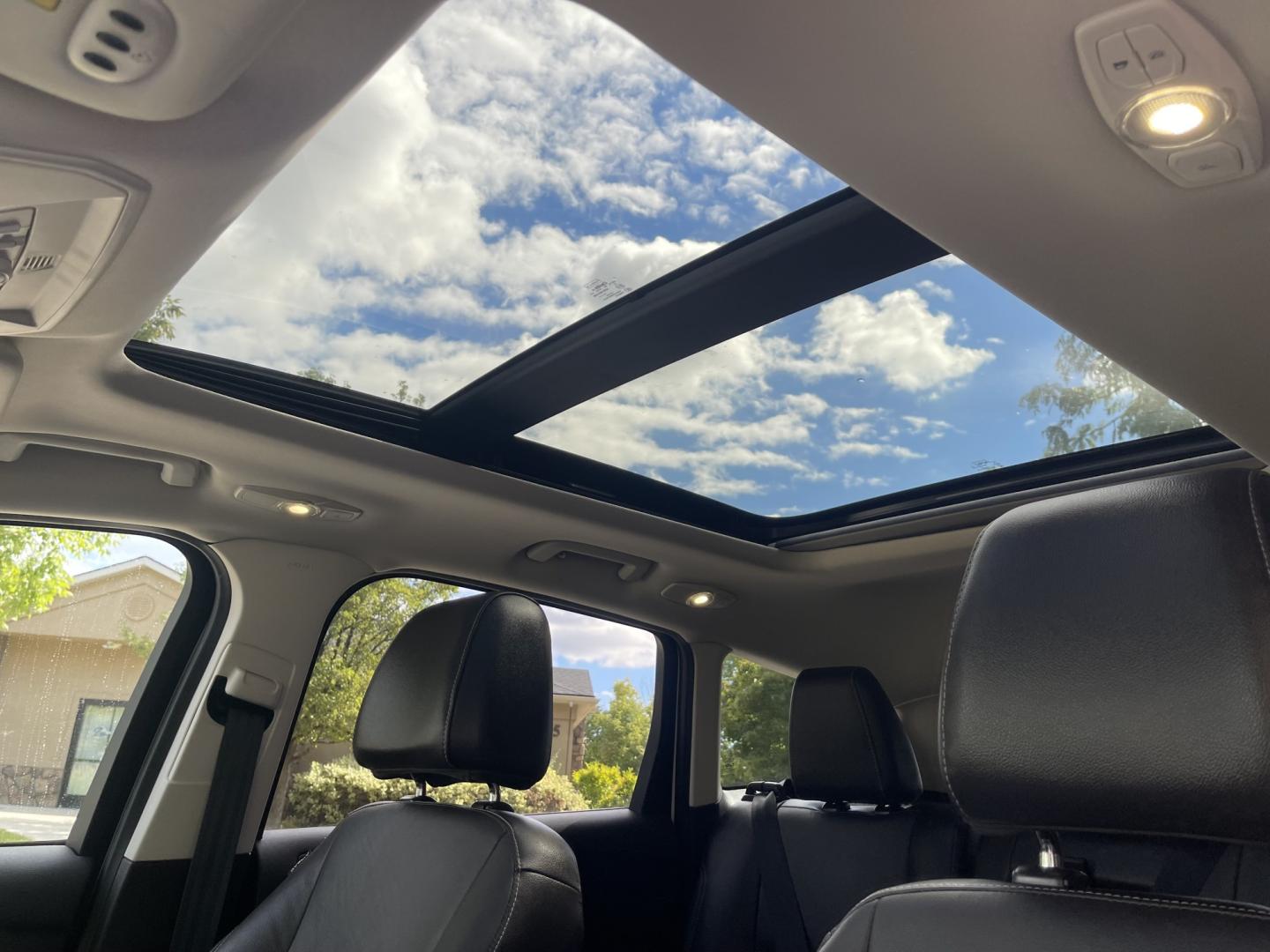 2014 White /Black Ford Escape Titanium 4WD (1FMCU9J95EU) with an 2.0L L4 DOHC 16V engine, 6-Speed Automatic transmission, located at 813 E Fairview Ave, Meridian , ID, 83642, (208) 336-8230, 43.618851, -116.384010 - 2014 Ford Escape Titanium AWD, one owner, very nice and clean, loaded with the big sunroof.- Photo#15