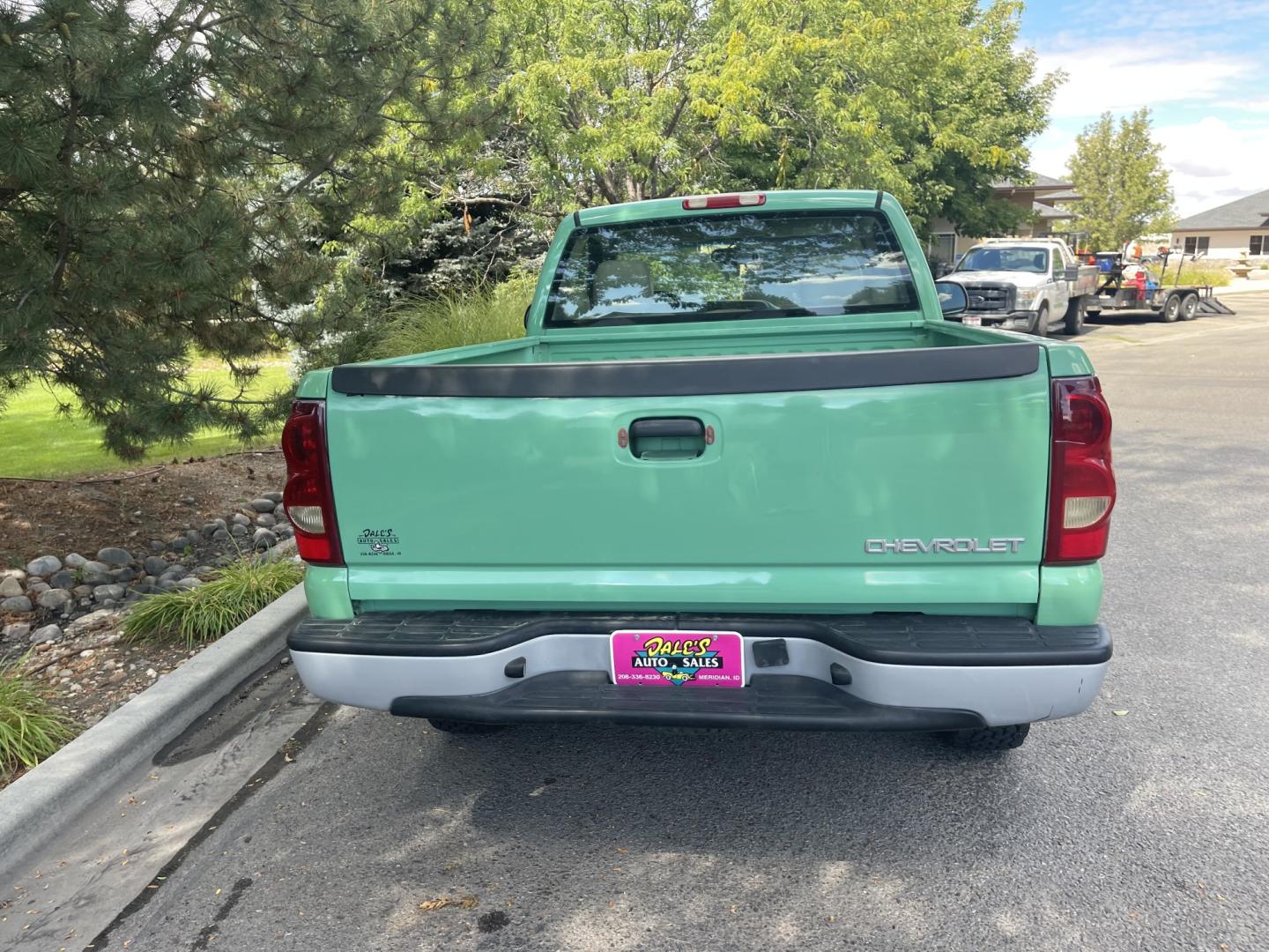 2003 Forest Service Green /Tan Chevrolet Silverado 1500 Long Bed 4WD (1GCEK14V13Z) with an 4.8L V8 OHV 16V engine, 5-Speed Manual Overdrive transmission, located at 813 E Fairview Ave, Meridian , ID, 83642, (208) 336-8230, 43.618851, -116.384010 - 2003 Chevrolet Regular Cab short box 4x4, V8, 5spd, one owner with only 83k miles. If you want a Chevrolet Cat Eye 4x4 this is one for you. Super hard to find super low miles.- Photo#4