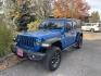 2023 Blue /Black Jeep Wrangler Unlimited Rubicon 4XE (1C4JJXR60PW) with an 2.0L L4 DOHC 16V HYBRID engine, 8A transmission, located at 813 E Fairview Ave, Meridian , ID, 83642, (208) 336-8230, 43.618851, -116.384010 - 2023 Jeep Wrangler Rubicon 4XE super cool plug in hybrid, with factory lifetime warranty on the Battery. So have fun with the Wrangler and get great MPG as well.- Photo#1