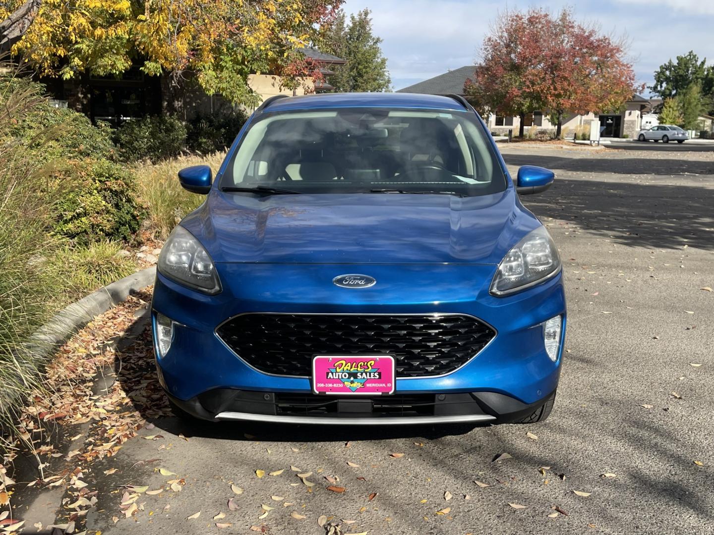 2020 Blue /Tan Ford Escape Titanium 4WD (1FMCU9J90LU) with an 2.0L L4 DOHC 16V engine, 6A transmission, located at 813 E Fairview Ave, Meridian , ID, 83642, (208) 336-8230, 43.618851, -116.384010 - 2020 Ford Escape AWD Titanium, runs and drives excelelnt. If you need a cheap AWD SUV come take a look at this one. This vehicle is very nice and clean, and ready to go.- Photo#2